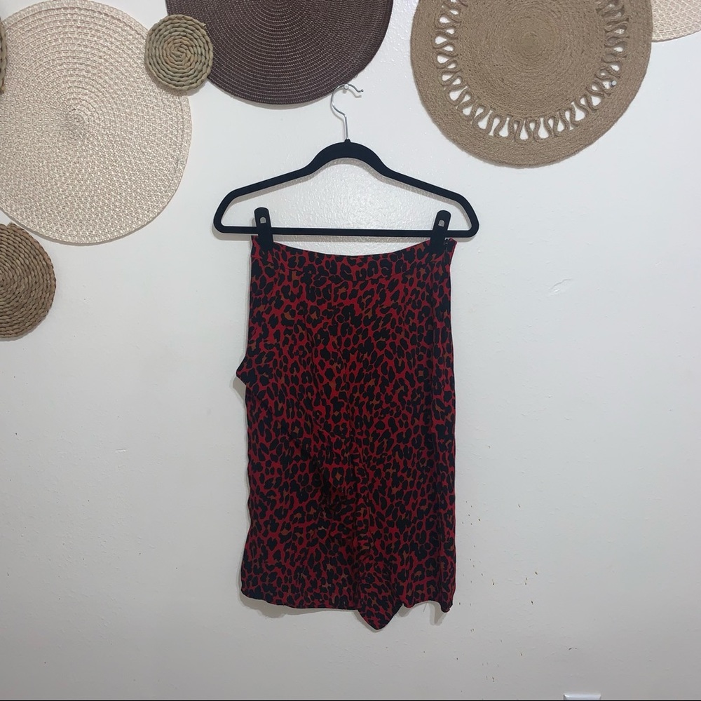 ZARA Leopard Print Skirt